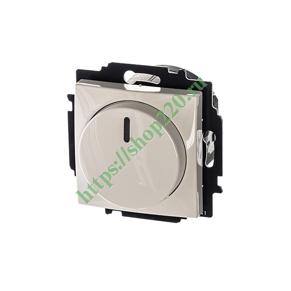 2CKA006515A0843 Светорегулятор 400 Вт ABB Basic 55 слоновая кость (2251 UCGL-92) (бежевый) фото 2