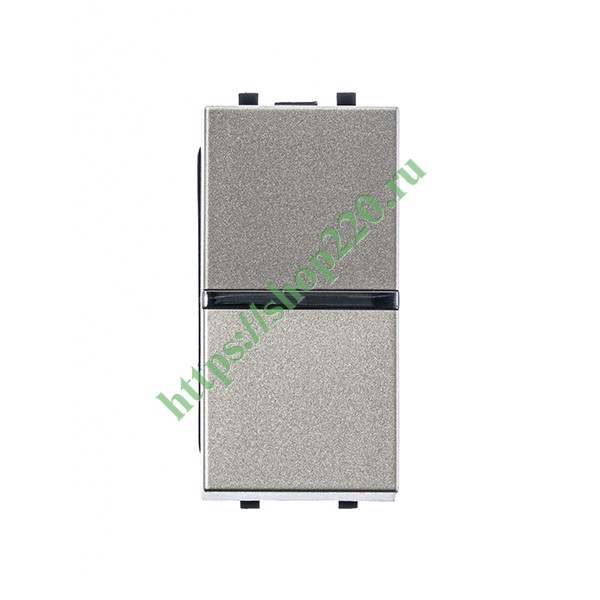 2CLA210100N1901 Одноклавишный выключатель 1 модуль ABB Zenit, шампань (N2101 CV) фото 3