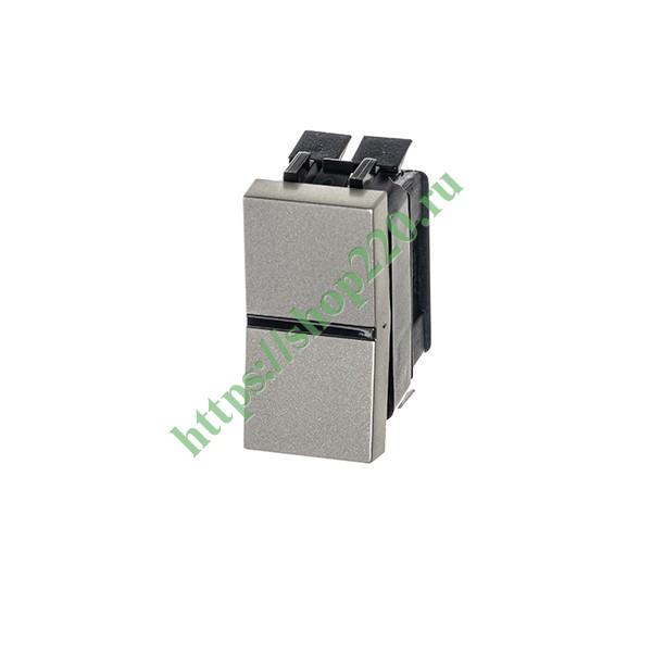 2CLA210200N1901 Одноклавишный переключатель 1 модуль ABB Zenit, шампань (N2102 CV) фото 2