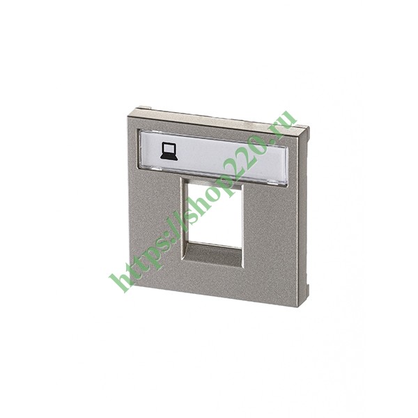 2CLA221810N1901 Накладка для 1-го суппорта/разъёма типа 2017... и/или 2018..., 2м ABB Zenit, шампань (N2218.1 CV) фото 2