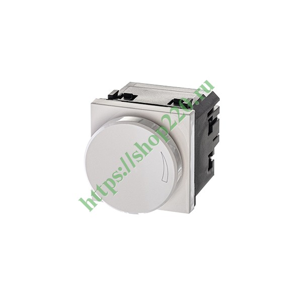 2CLA226030N1101 Светорегулятор поворотный (Led) 10-250 Вт 2 модуля ABB Zenit, альпийский белый (N2260.3 BL) фото 2