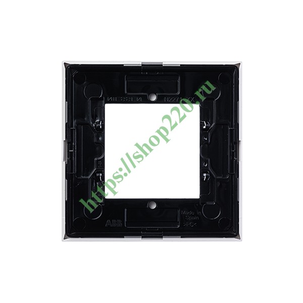 2CLA227100N1101 Рамка 1-постовая, 2-модульная, серия Zenit, альпийский белый (N2271 BL) фото 4