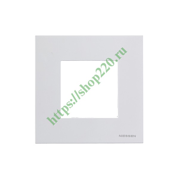 2CLA227100N1101 Рамка 1-постовая, 2-модульная, серия Zenit, альпийский белый (N2271 BL) фото 5