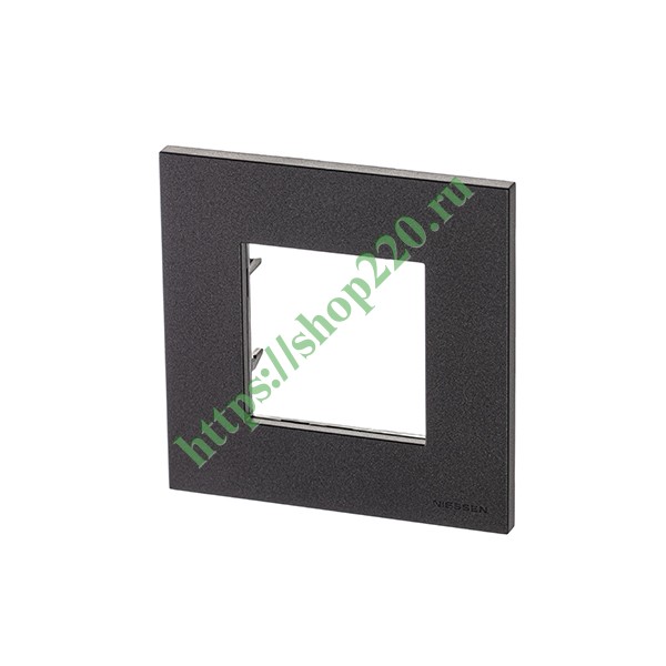 2CLA227100N1801 Рамка 1-постовая, 2-модульная, серия Zenit, антрацит (N2271 AN) фото 2