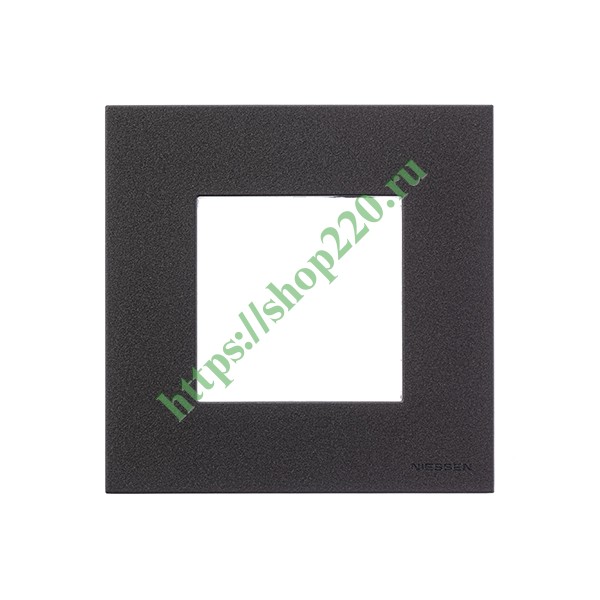 2CLA227100N1801 Рамка 1-постовая, 2-модульная, серия Zenit, антрацит (N2271 AN) фото 4