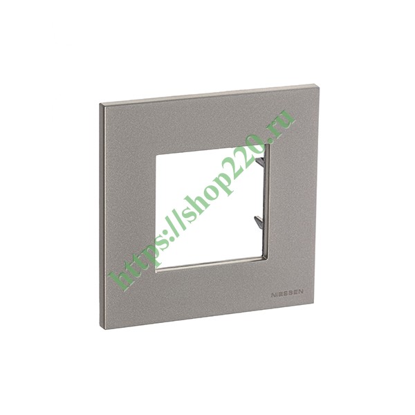 2CLA227100N1901 Рамка 1-постовая, 2-модульная, серия Zenit, шампань (N2271 CV) фото 3