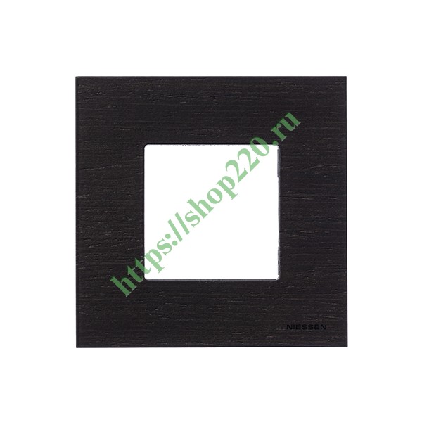 2CLA227100N2101 Рамка 1-постовая, 2-модульная, серия Zenit, натуральное венге (N2271 WG) фото 4