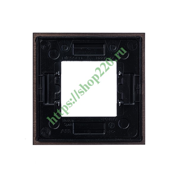 2CLA227100N2101 Рамка 1-постовая, 2-модульная, серия Zenit, натуральное венге (N2271 WG) фото 5