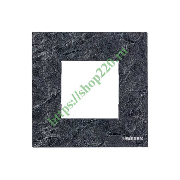 2CLA227100N2201 Рамка 1-постовая, 2-модульная, серия Zenit, натуральный сланец (N2271 PZ) фото 3