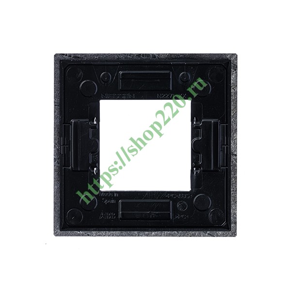 2CLA227100N2201 Рамка 1-постовая, 2-модульная, серия Zenit, натуральный сланец (N2271 PZ) фото 4