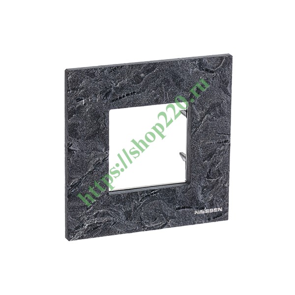 2CLA227100N2201 Рамка 1-постовая, 2-модульная, серия Zenit, натуральный сланец (N2271 PZ) фото 5