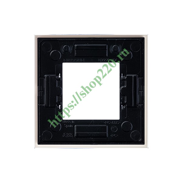 2CLA227100N3001 Рамка 1-постовая, 2-модульная, серия Zenit, стекло белое (N2271 CB) фото 5