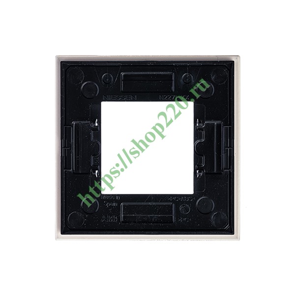 2CLA227100N3501 Рамка 1-постовая, 2-модульная, серия Zenit, стекло Жемчужное (N2271 CP) фото 5