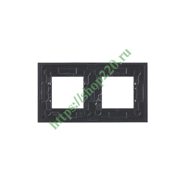 2CLA227200N1801 Рамка 2-постовая, серия Zenit, антрацит (N2272 AN) фото 4