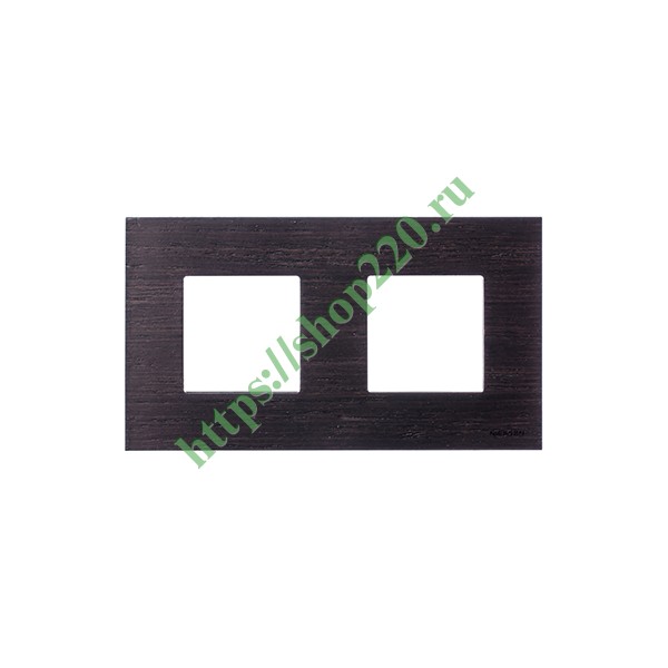 2CLA227200N2101 Рамка 2-постовая, серия Zenit, натуральное венге (N2272 WG) фото 4