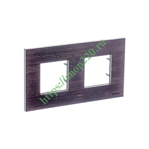 2CLA227200N2101 Рамка 2-постовая, серия Zenit, натуральное венге (N2272 WG) фото 5