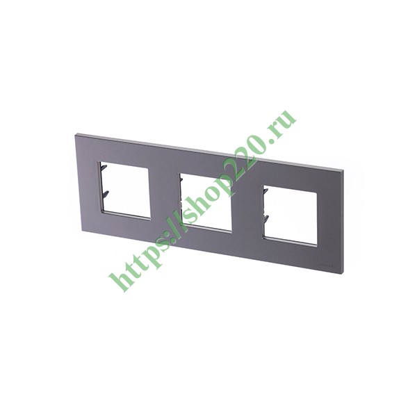 2CLA227300N1901 Рамка 3-постовая, серия Zenit, шампань (N2273 CV) фото 2