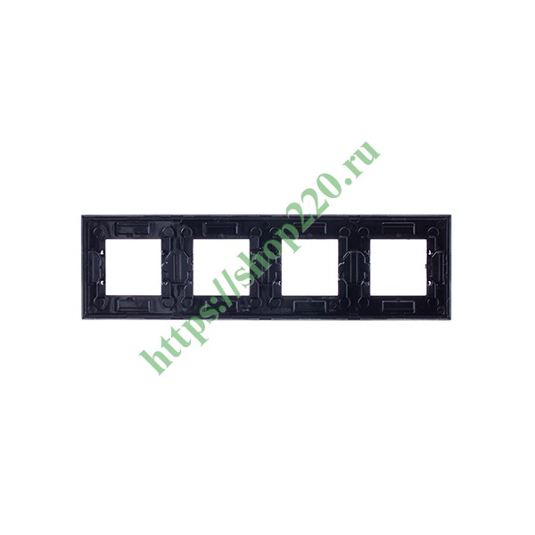 2CLA227400N1101 Рамка 4-постовая, серия Zenit, альпийский белый (N2274 BL) фото 5