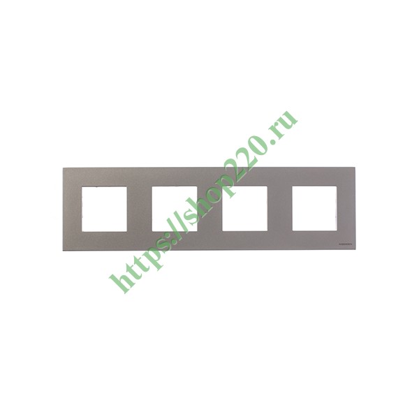 2CLA227400N1901 Рамка 4-постовая, серия Zenit, шампань (N2274 CV) фото 3