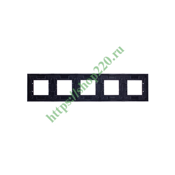 2CLA227500N1901 Рамка 5-постовая, серия Zenit, шампань (N2275 CV) фото 5