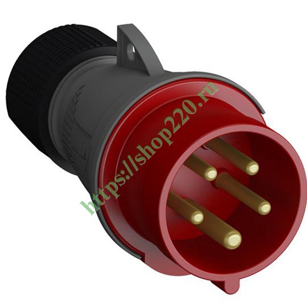 2CMA101967R1000 Вилка кабельная ABB Easy&Safe 416EP6 16А 3P+N+E IP44 6ч фото 2