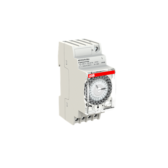 2CSM222441R1000 Реле времени суточное AD1CO-R-30m 16А 1НО/1НЗ 230В с резервным питанием 150 часов 2 модуля фото 4