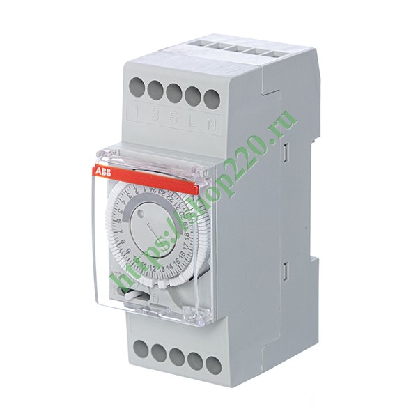 2CSM231225R0601 Реле времени суточное ABB AT2e 16А 1НО/НЗ 230В 2 модуля фото 2