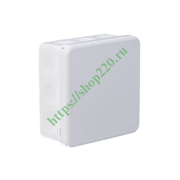 2TKA140012G1 Коробка распределительная ABB AP9 86х86х40 мм белая [уп.50шт] IP65 фото 4