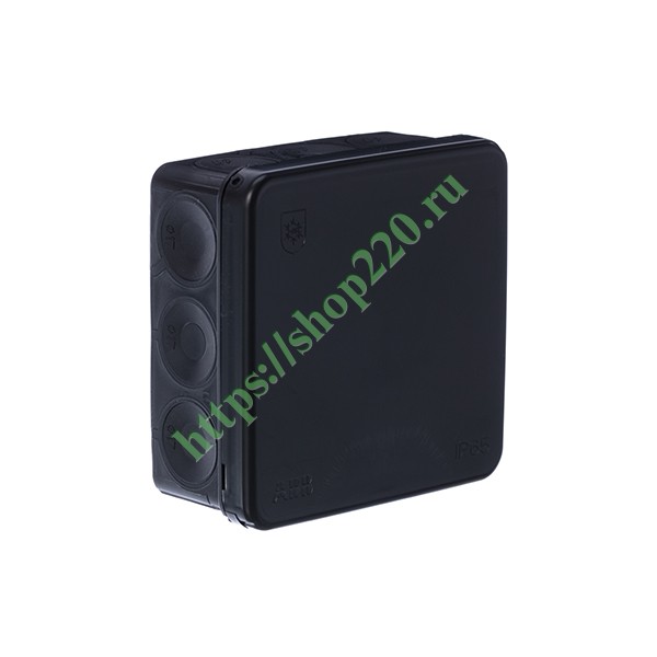 2TKA140013G1 Коробка распределительная ABB AP9 86х86х40 мм черная [уп.50шт] IP65 фото 5