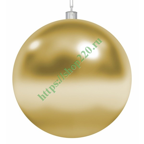 Елочная фигура Neon-Night Шар, 25см, цвет золотой глянцевый