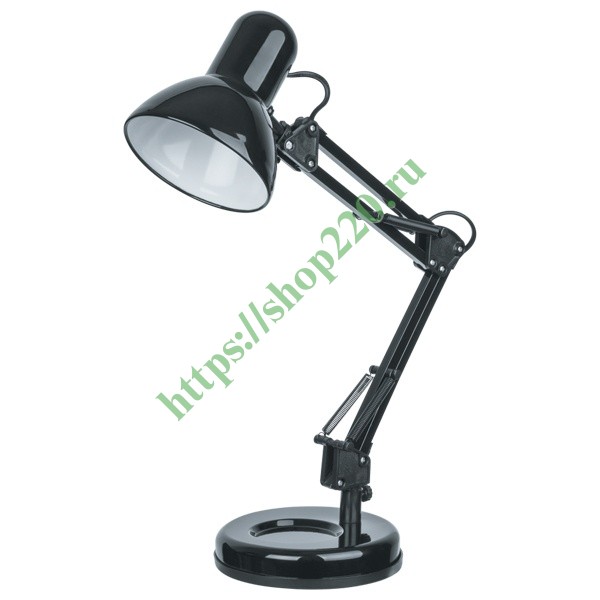 Светильник настольный 61 407 NDF-D023-6W-4K-BL-LED 6W 4000K 350Lm на основании, черный