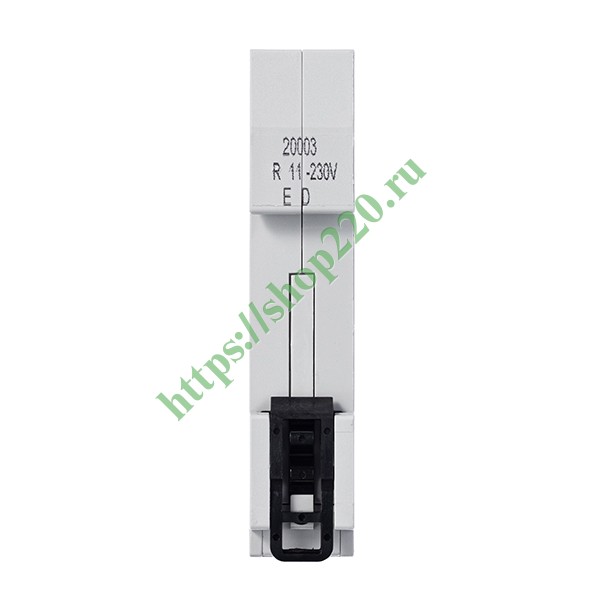 Контактор ESB20-11N-06 модульный (20А АС-1, 1НО+1НЗ), катушка 230В AC/DC 1 модуль