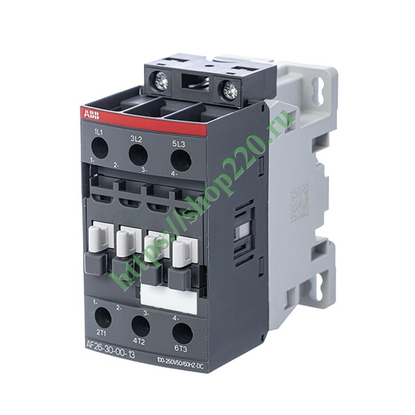 Пускатель магнитный ABB AF26-30-00-13, катушка 100-250B AC/DC 11кВт 26А АС-3 (контактор)