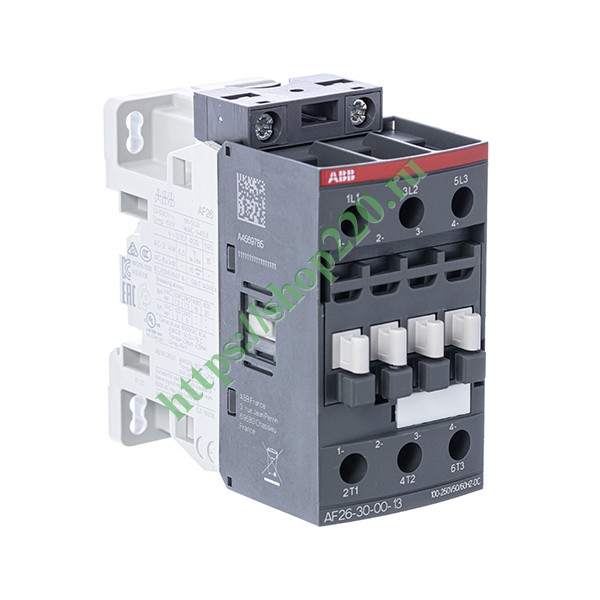 Пускатель магнитный ABB AF26-30-00-13, катушка 100-250B AC/DC 11кВт 26А АС-3 (контактор)