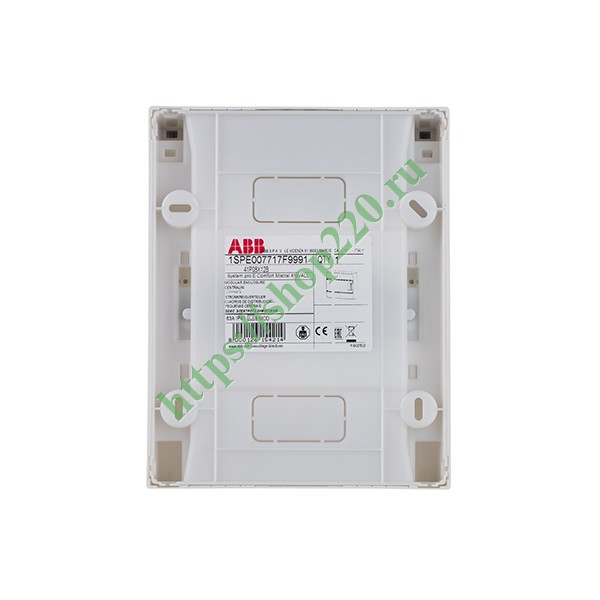 Щиток настенный ABB Mistral41 8М прозрачная дверь, клеммы (1SPE007717F0321)