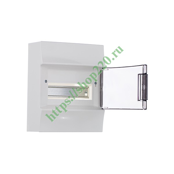 Щиток настенный ABB Mistral41 8М прозрачная дверь, клеммы (1SPE007717F0321)