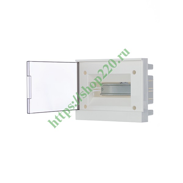 Щиток в нишу ABB Basic E 8М серая прозрачная дверь (c клеммами) BEF402208