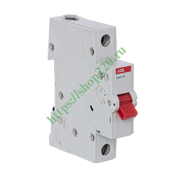 Выключатель нагрузки ABB 1P 32A однофазный BMD51132 Basic M (рубильник)