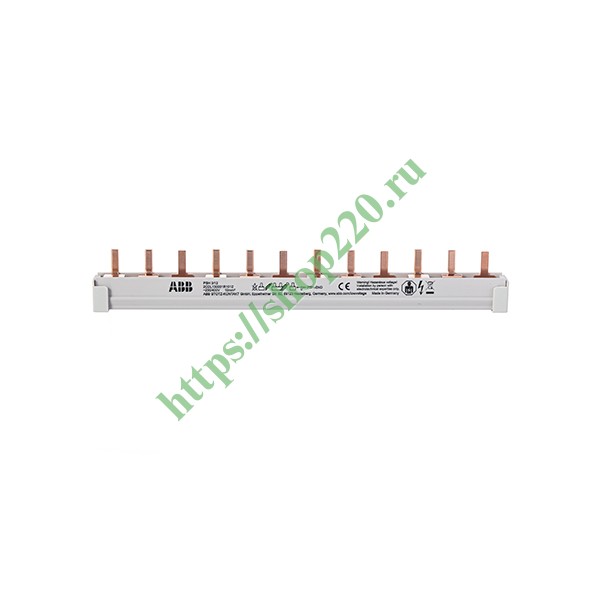 Гребенчатая шина ABB PSH3/12 3-полюсная (L1 L2 L3) 12 модулей Compact Home