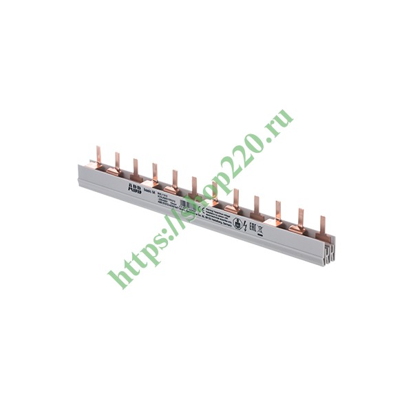 Гребенчатая шина ABB Basic M BML11312 3-полюсная (L1 L2 L3) 12 модулей 10мм2