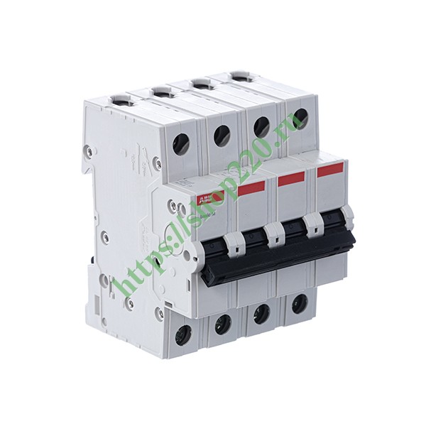 Автоматический выключатель ABB Basic M 4P 10A C 4,5кА, BMS414C10 (автомат электрический)