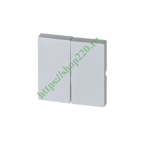 Клавиша для 2-клавишных выключателей/переключателей/кнопок ABB future белый бархат (1785-884)