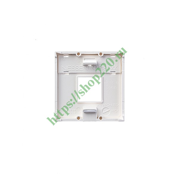 Накладка для 1-го суппорта типа 2017. и/или 2018., 2м ABB Zenit, альпийский белый (N2218.1 BL)