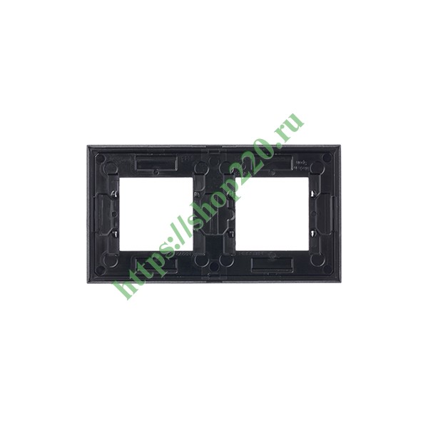 Рамка 2-постовая, серия Zenit, шампань (N2272 CV)