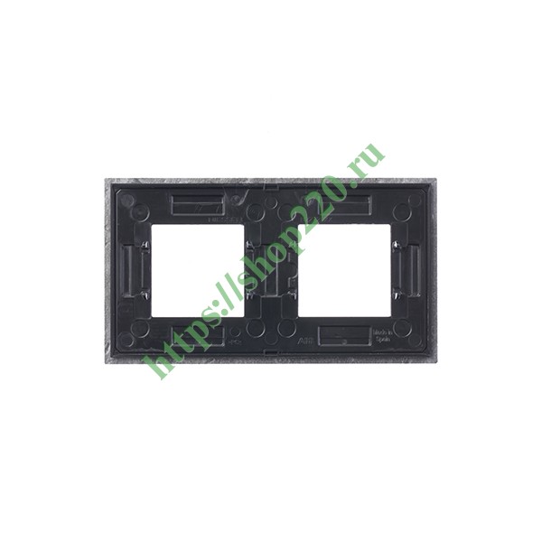 Рамка 2-постовая, серия Zenit, натуральный сланец (N2272 PZ)