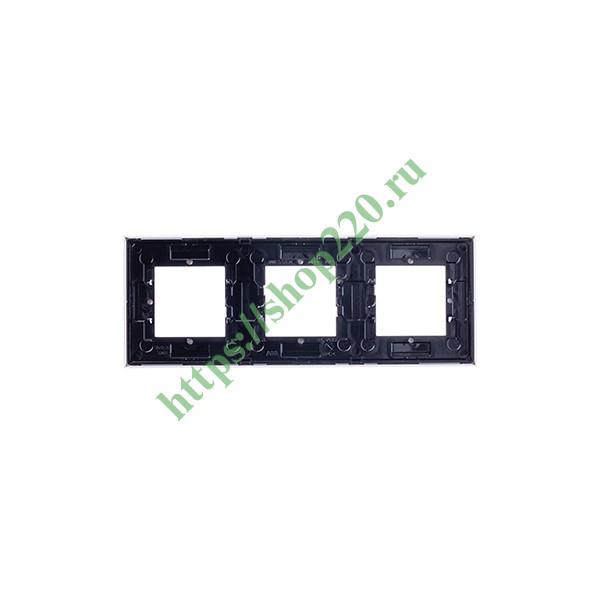 Рамка 3-постовая, серия Zenit, альпийский белый (N2273 BL)