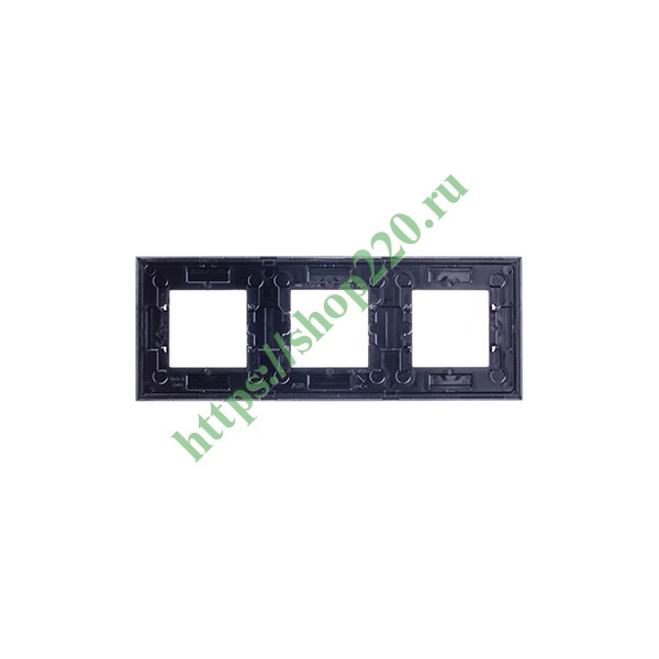 Рамка 3-постовая, серия Zenit, шампань (N2273 CV)