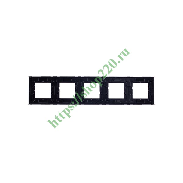 Рамка 5-постовая серия Zenit, альпийский белый (N2275 BL)