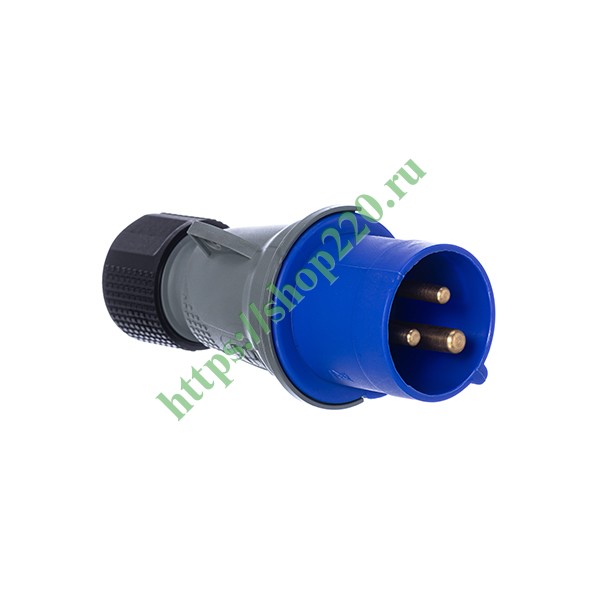 Вилка кабельная ABB Easy&Safe 216EP6 16А 2P+E IP44 6ч