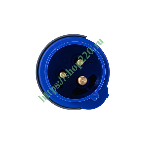 Вилка кабельная ABB Easy&Safe 216EP6 16А 2P+E IP44 6ч